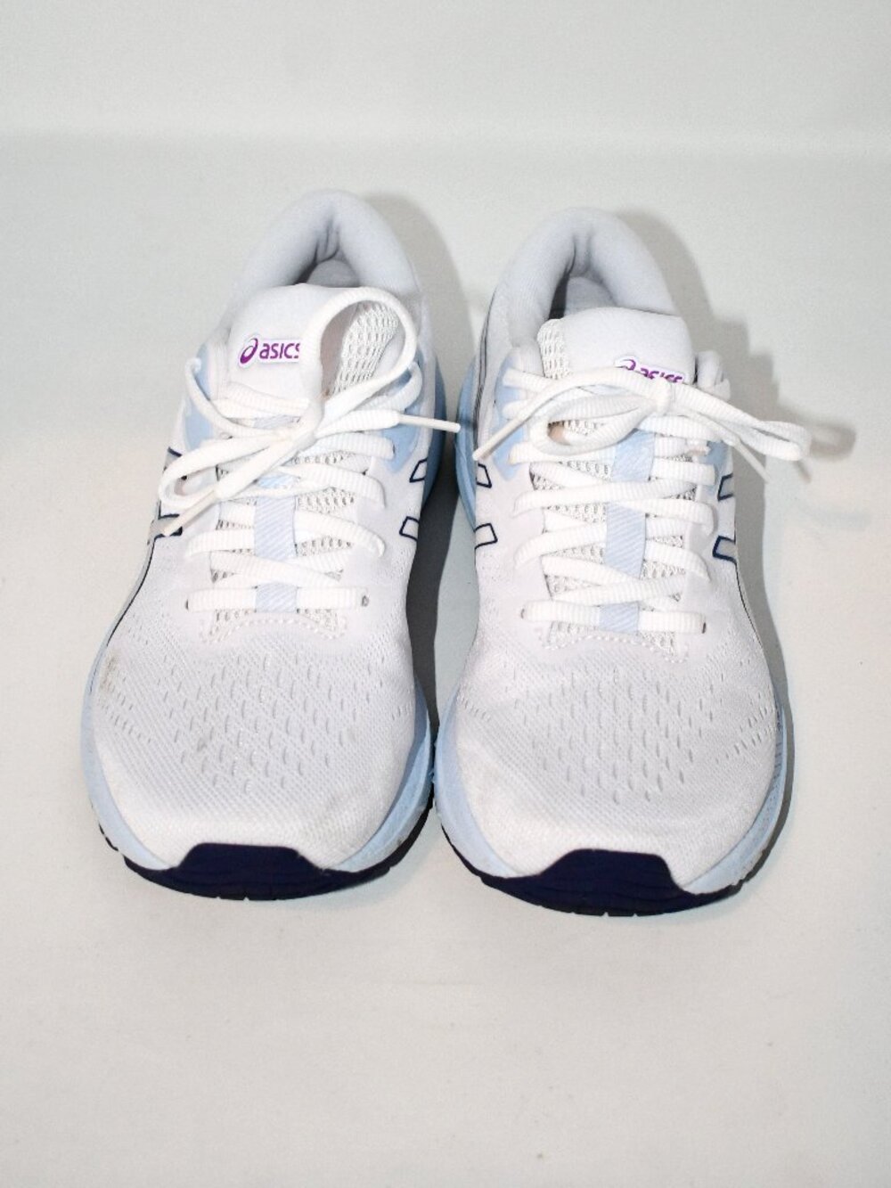 ASICS GT-1000 11 Women’s Size 9 White Purple FlyteFoam Running Shoes 1012B197 De